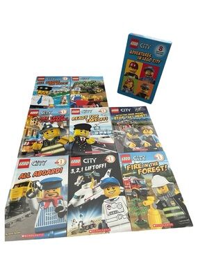 LEGO City Books Adventures in LEGO City Box Set 8 Book Paperback